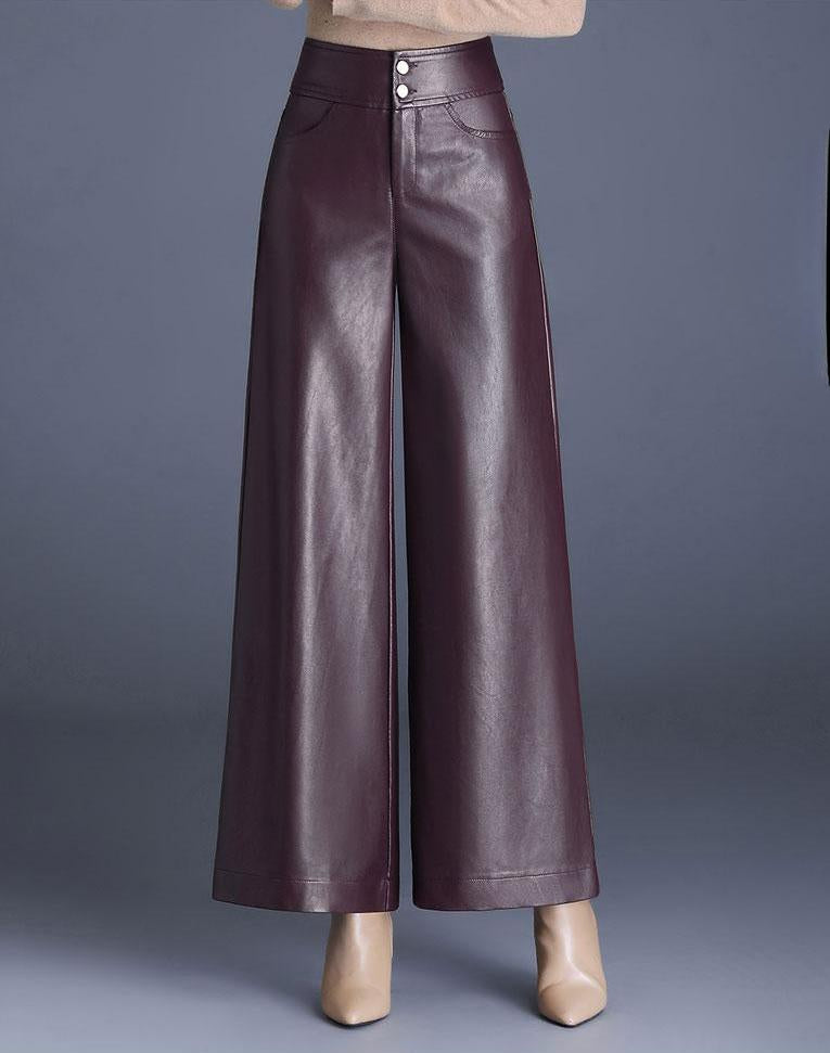 LAVETTA — Leather Trousers