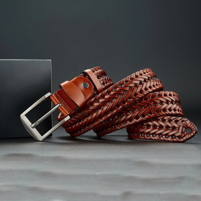 CALIANO — Braided Cowhide Belt