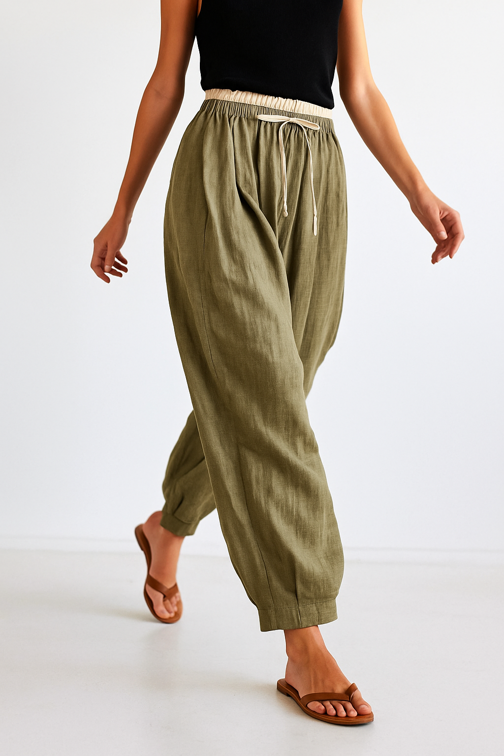 ALONZA — Linen Trousers
