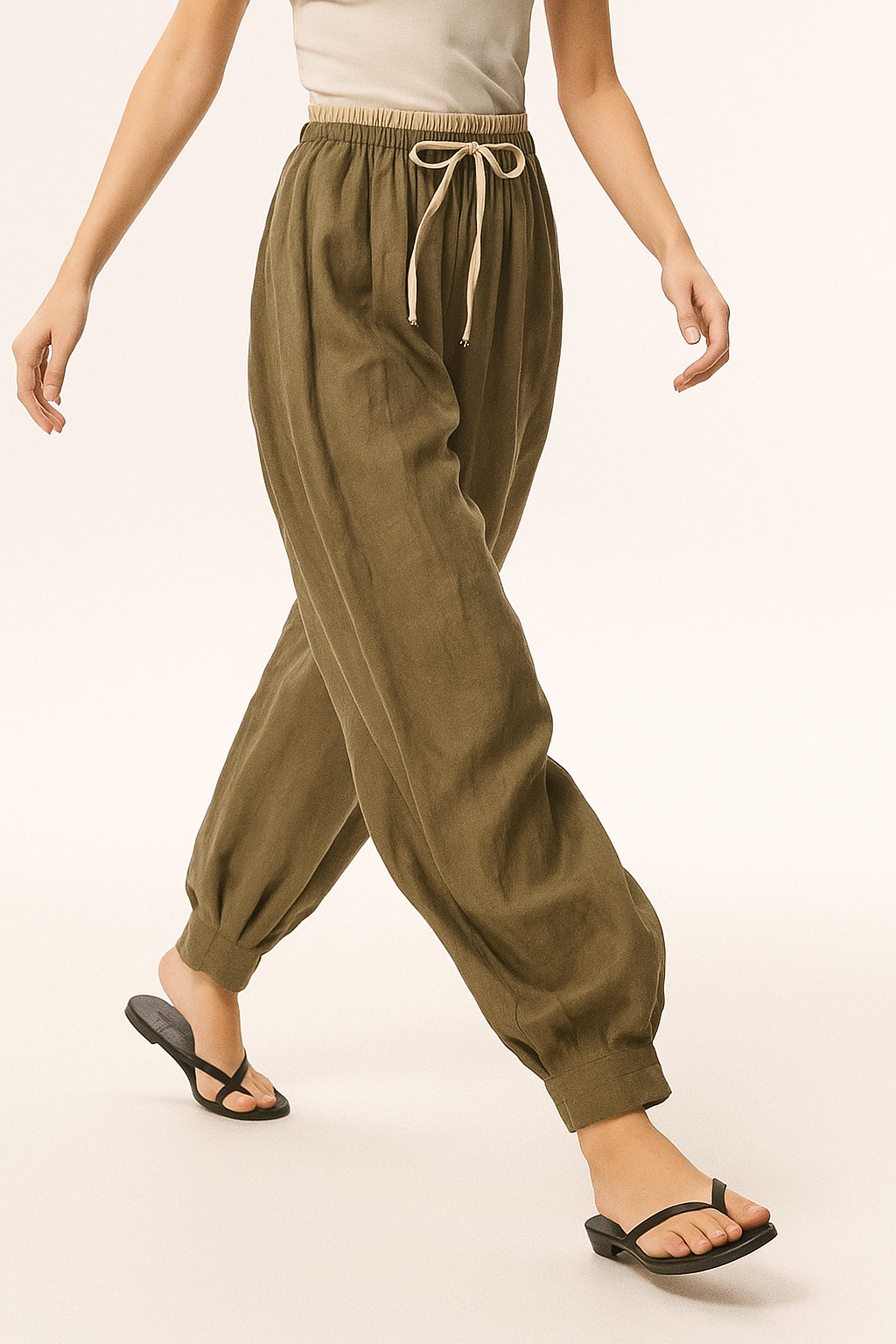 ALONZA — Linen Trousers