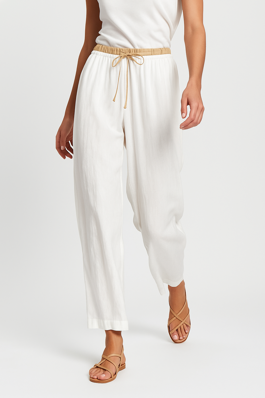 ALONZA — Linen Trousers