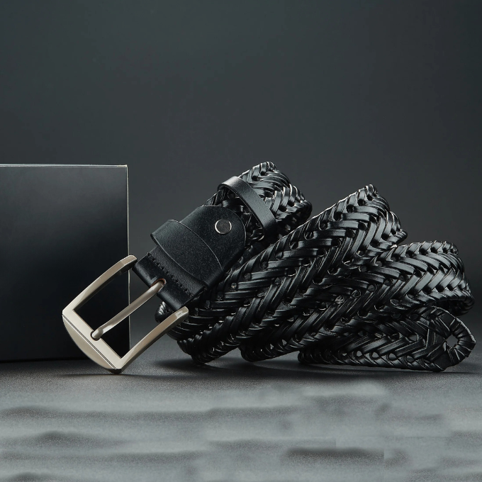 CALIANO — Braided Cowhide Belt