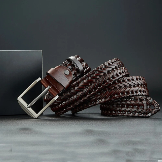 CALIANO — Braided Cowhide Belt