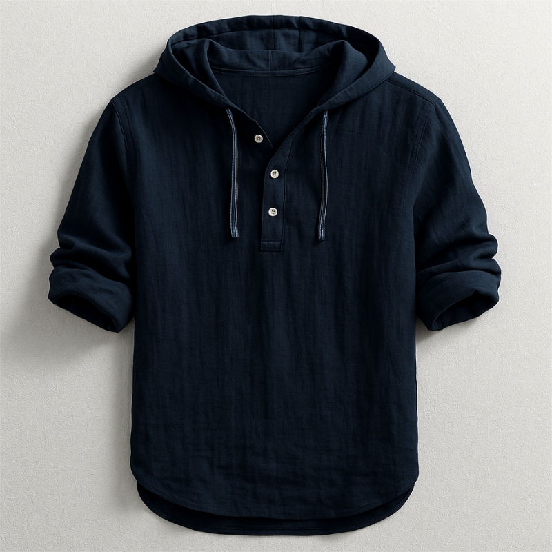 CALDERA — Linen Cotton Hoodie