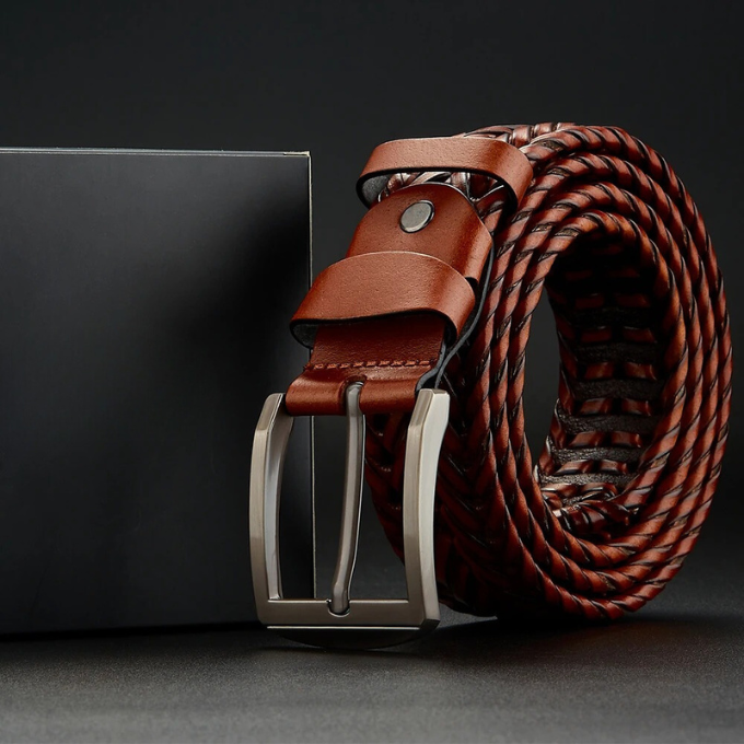 CALIANO — Braided Cowhide Belt