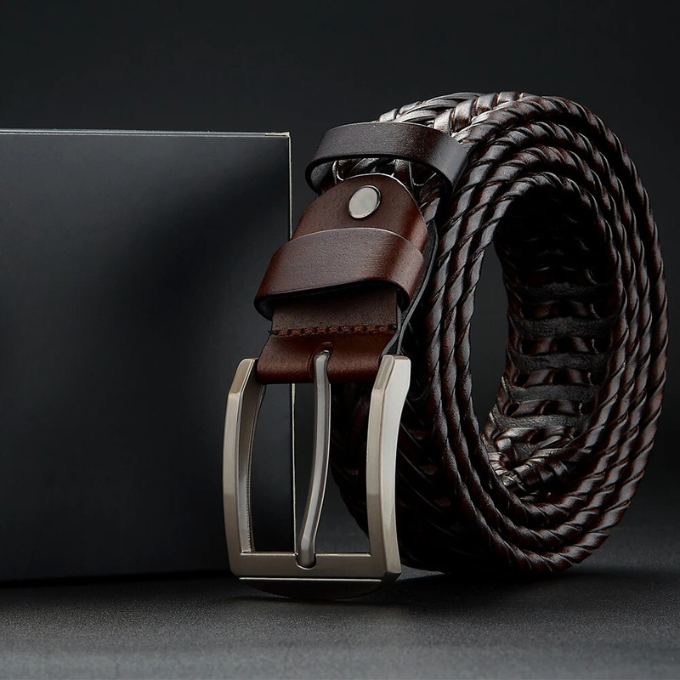 CALIANO — Braided Cowhide Belt