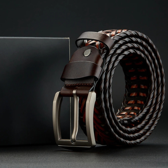 CALIANO — Braided Cowhide Belt