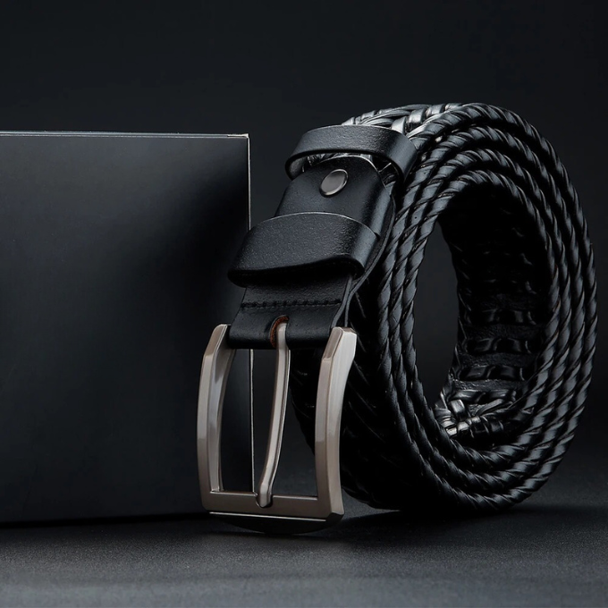 CALIANO — Braided Cowhide Belt