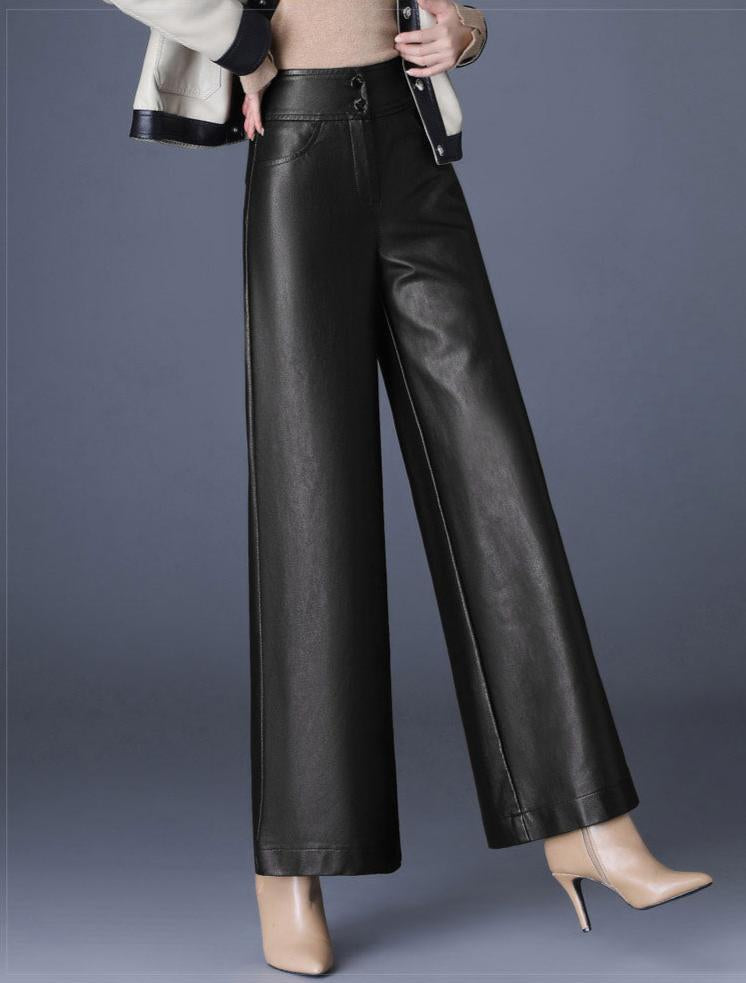 LAVETTA — Leather Trousers