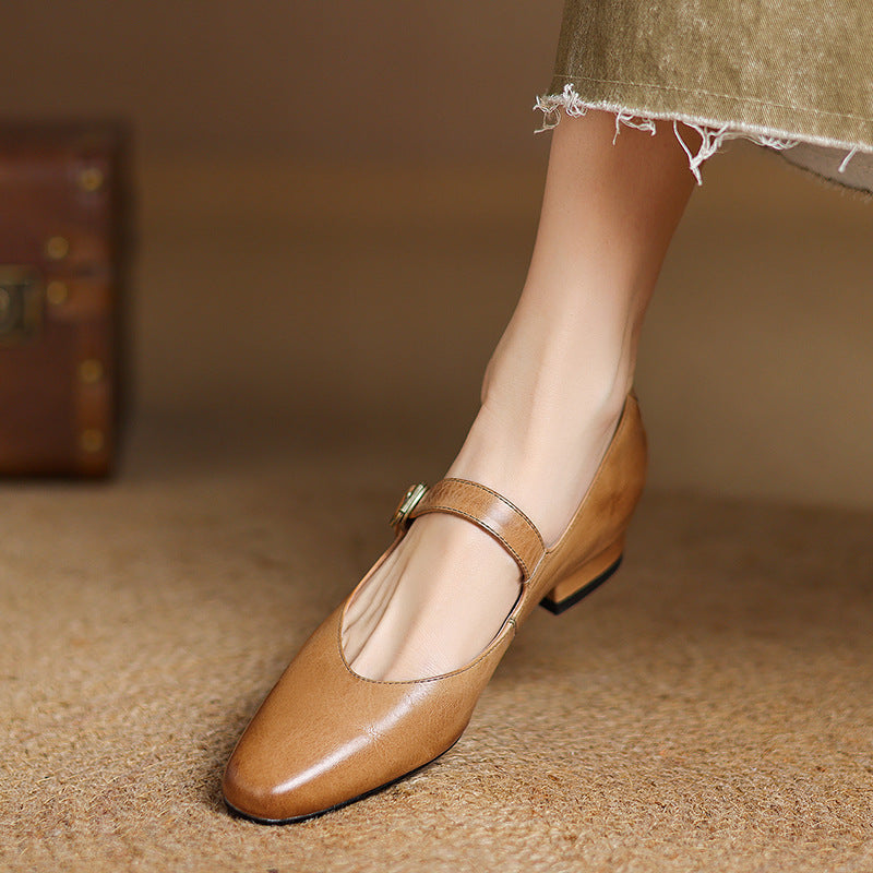 MARISOL — Genuine Leather Heels