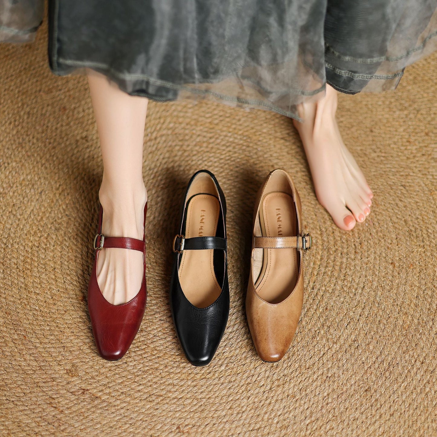 MARISOL — Genuine Leather Heels