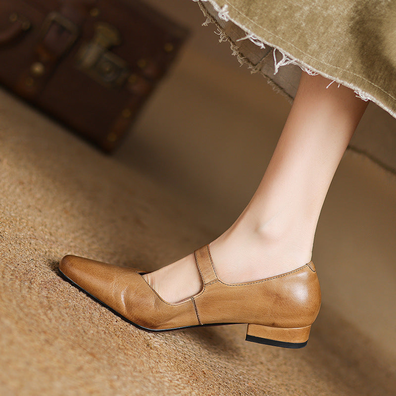 MARISOL — Genuine Leather Heels