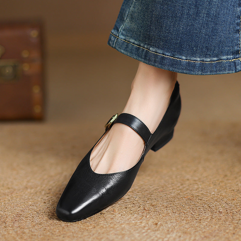 MARISOL — Genuine Leather Heels