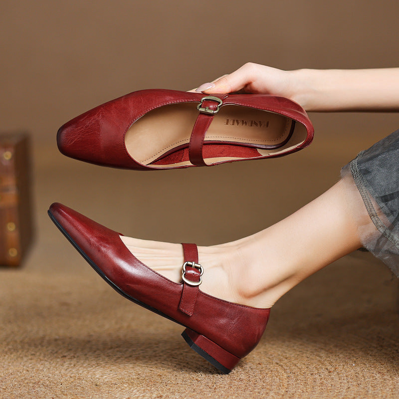 MARISOL — Genuine Leather Heels