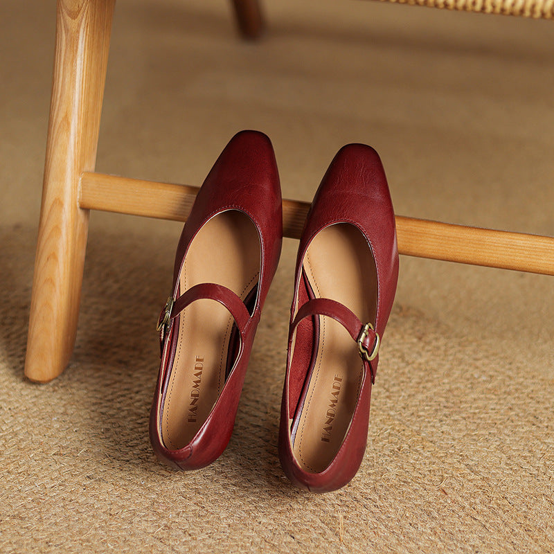MARISOL — Genuine Leather Heels