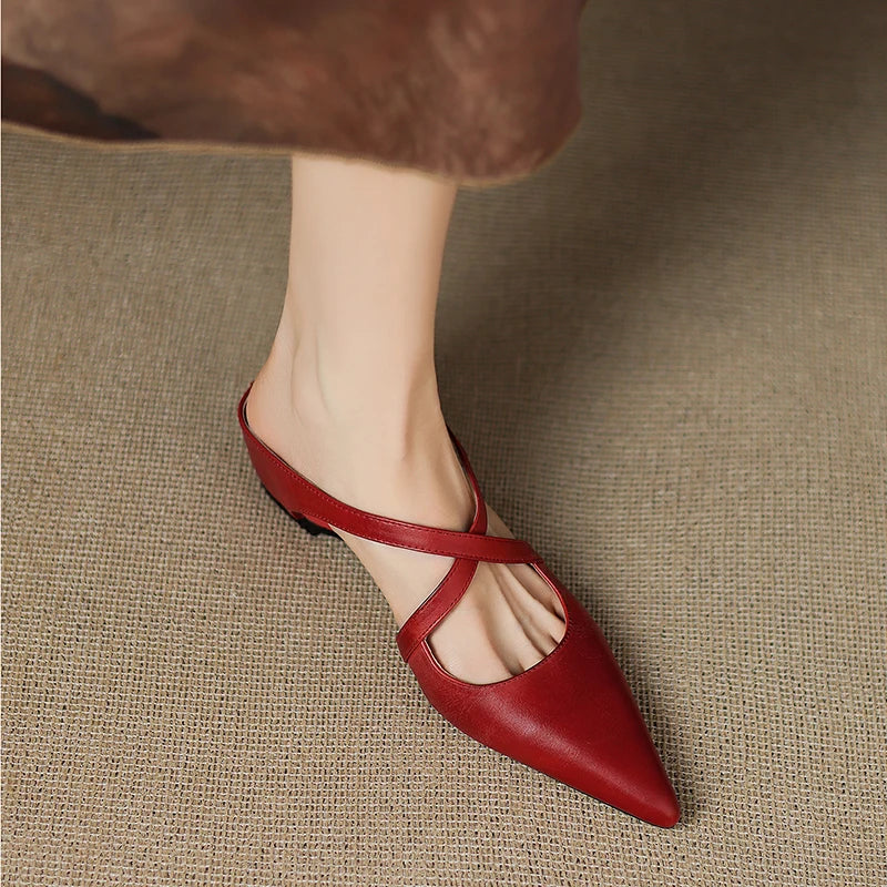 CALIANTE — Leather Mules