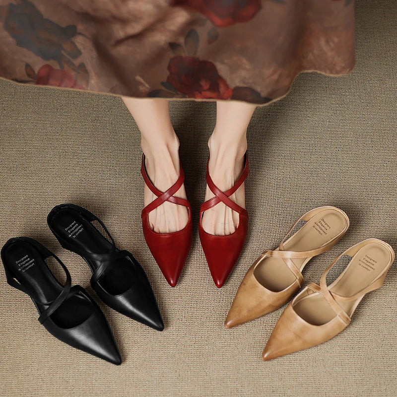 CALIANTE — Leather Mules