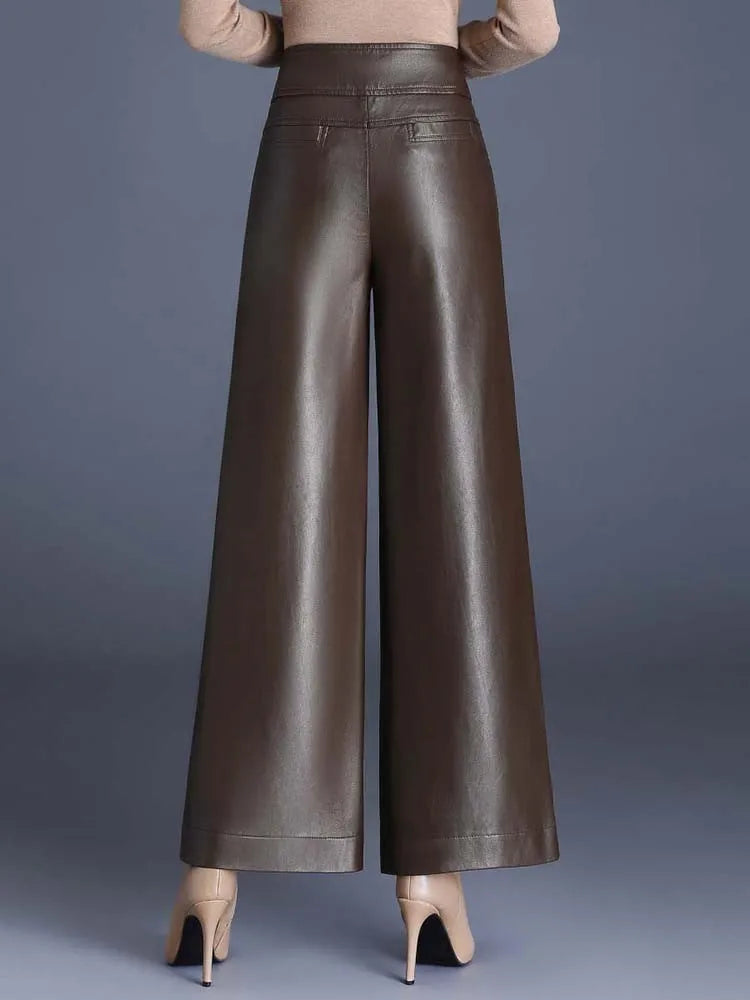 LAVETTA — Leather Trousers