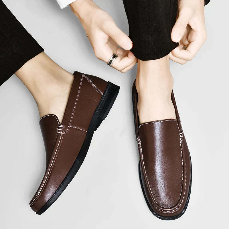 CALIAN — Genuine Leather Loafers