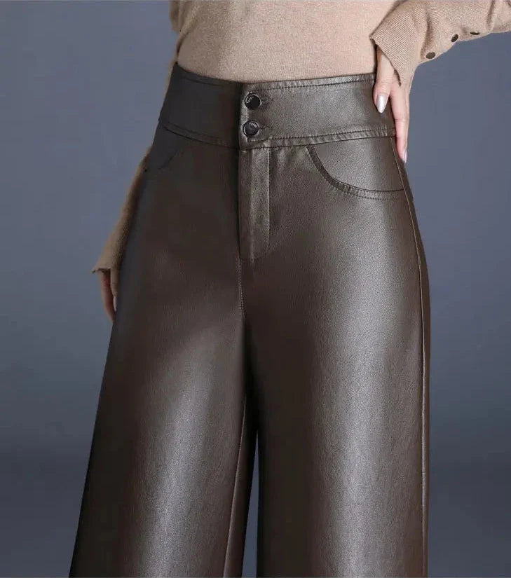 LAVETTA — Leather Trousers