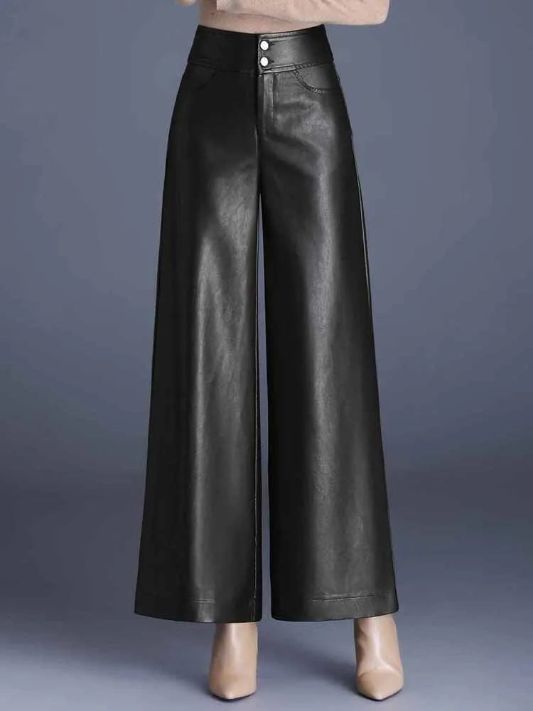 LAVETTA — Leather Trousers