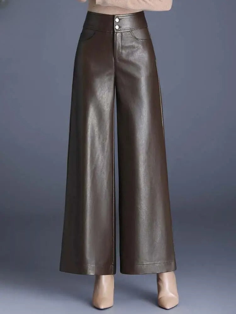LAVETTA — Leather Trousers