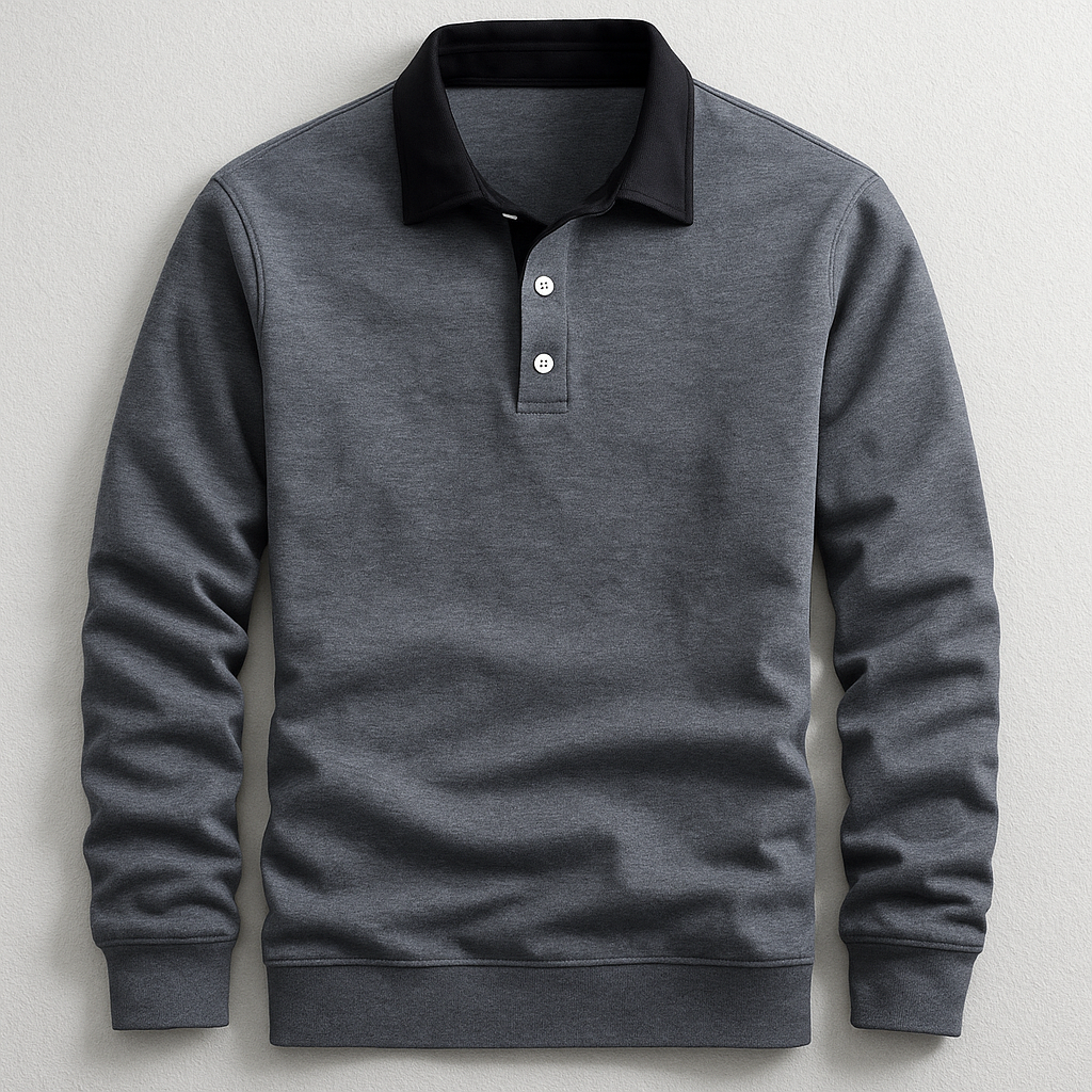 CALIAN — Long Sleeve Polo