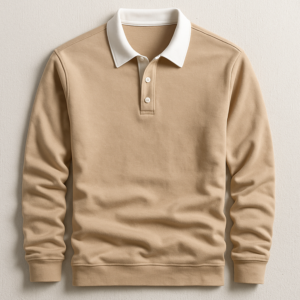 CALIAN — Long Sleeve Polo