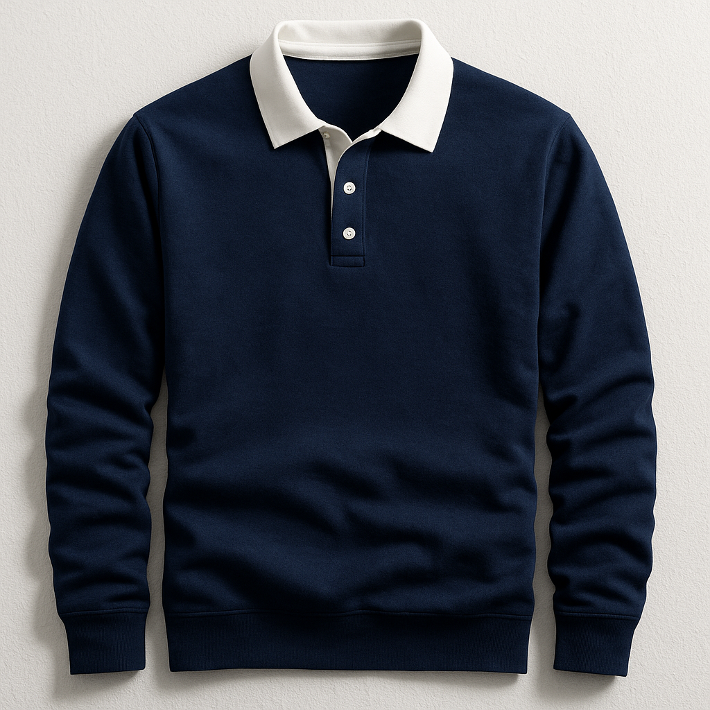 CALIAN — Long Sleeve Polo