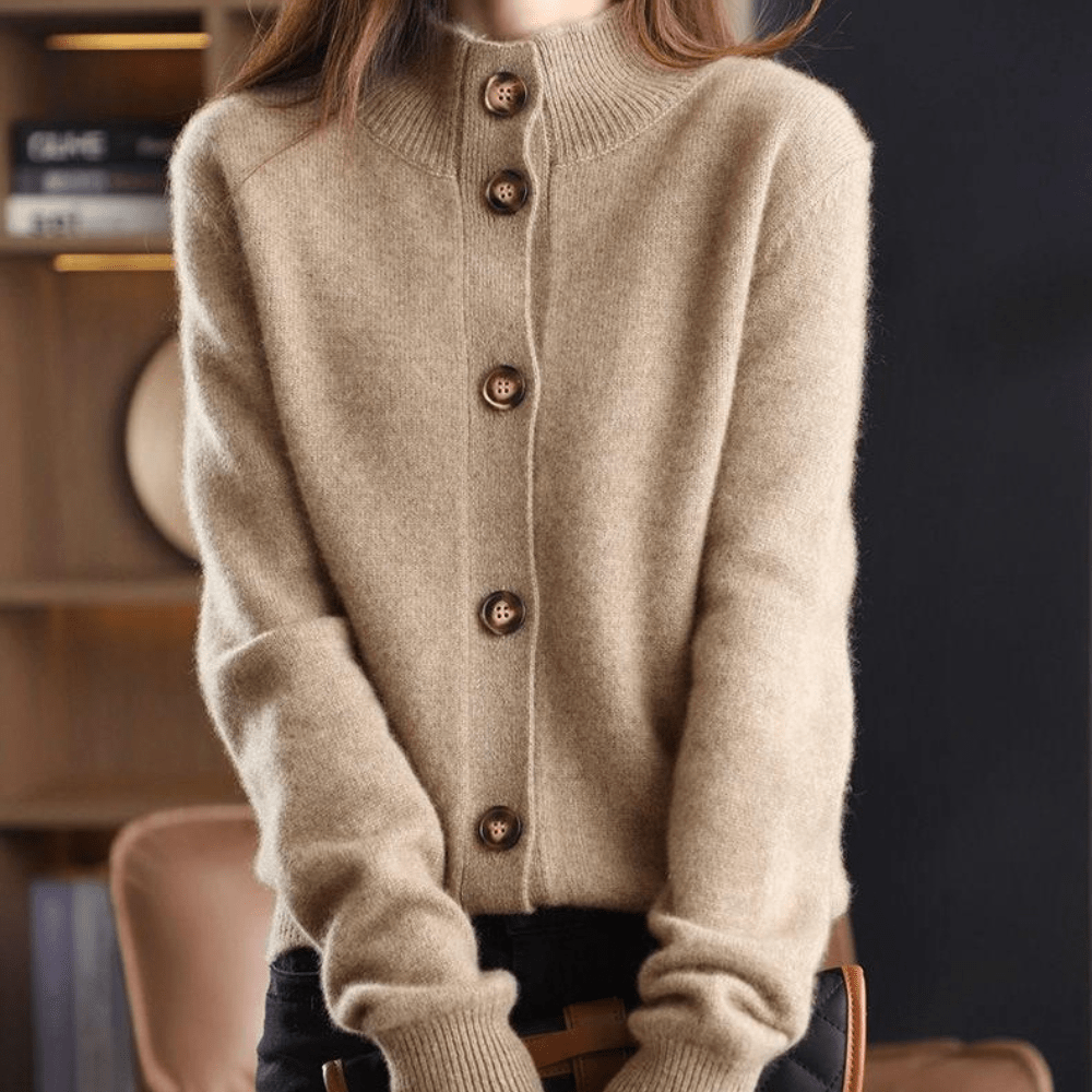 CARMINE — Cashmere Knit Cardigan