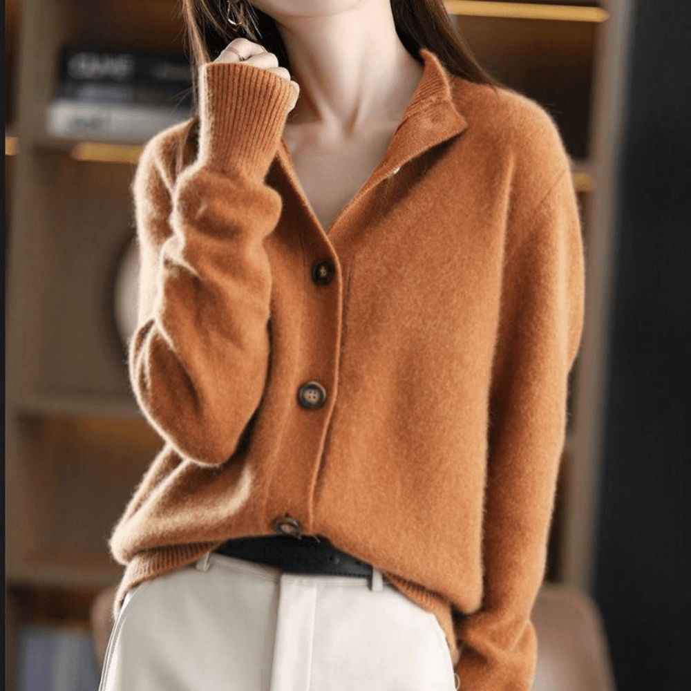 CARMINE — Cashmere Knit Cardigan
