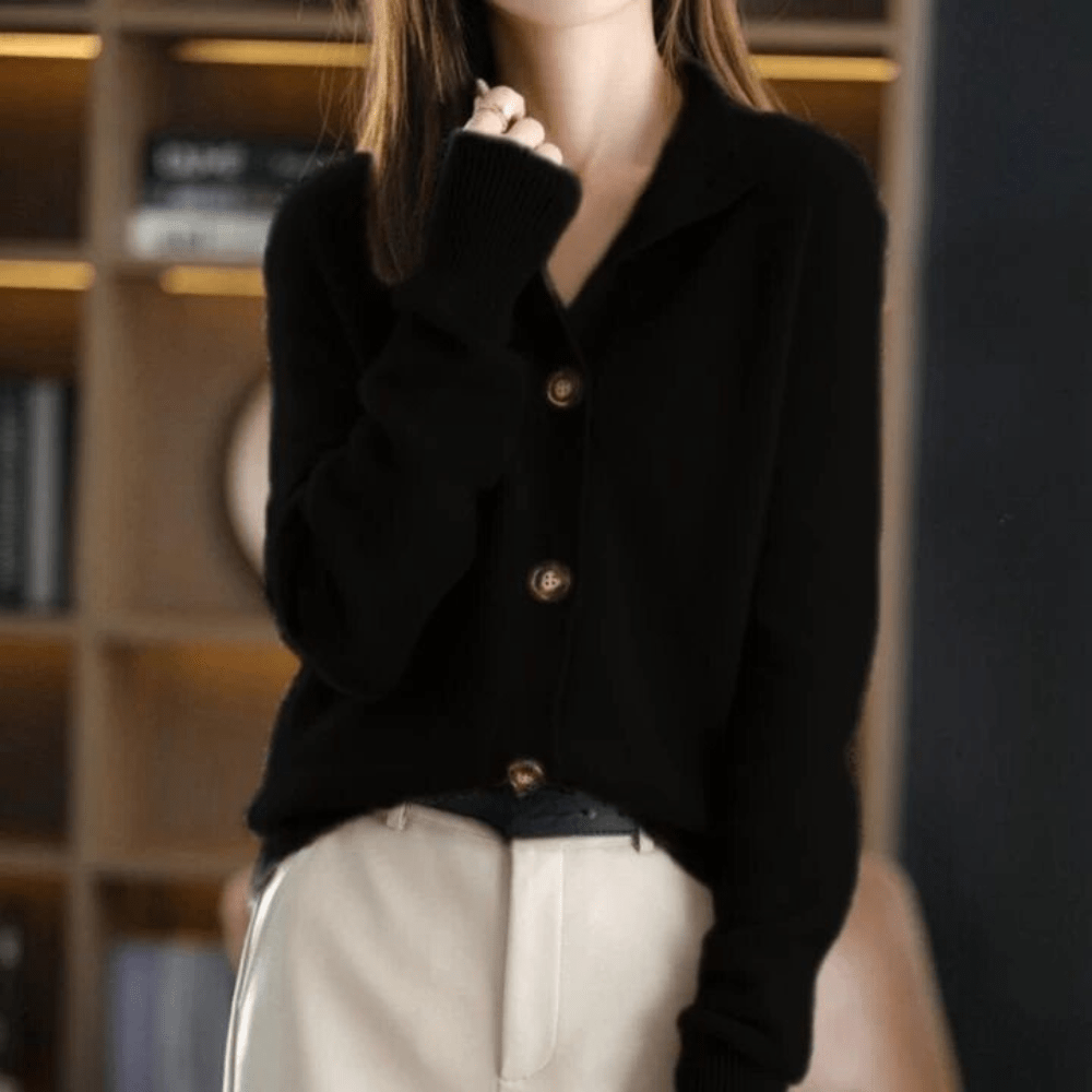 CARMINE — Cashmere Knit Cardigan