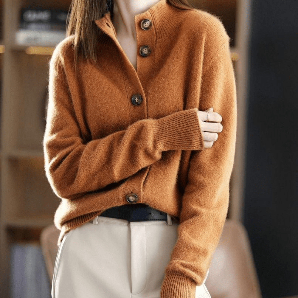 CARMINE — Cashmere Knit Cardigan