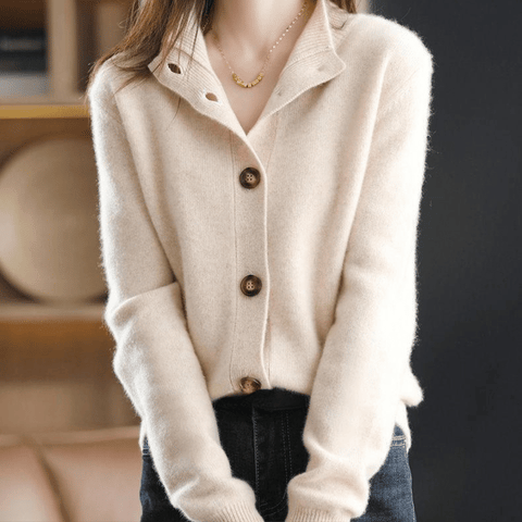 CARMINE — Cashmere Knit Cardigan