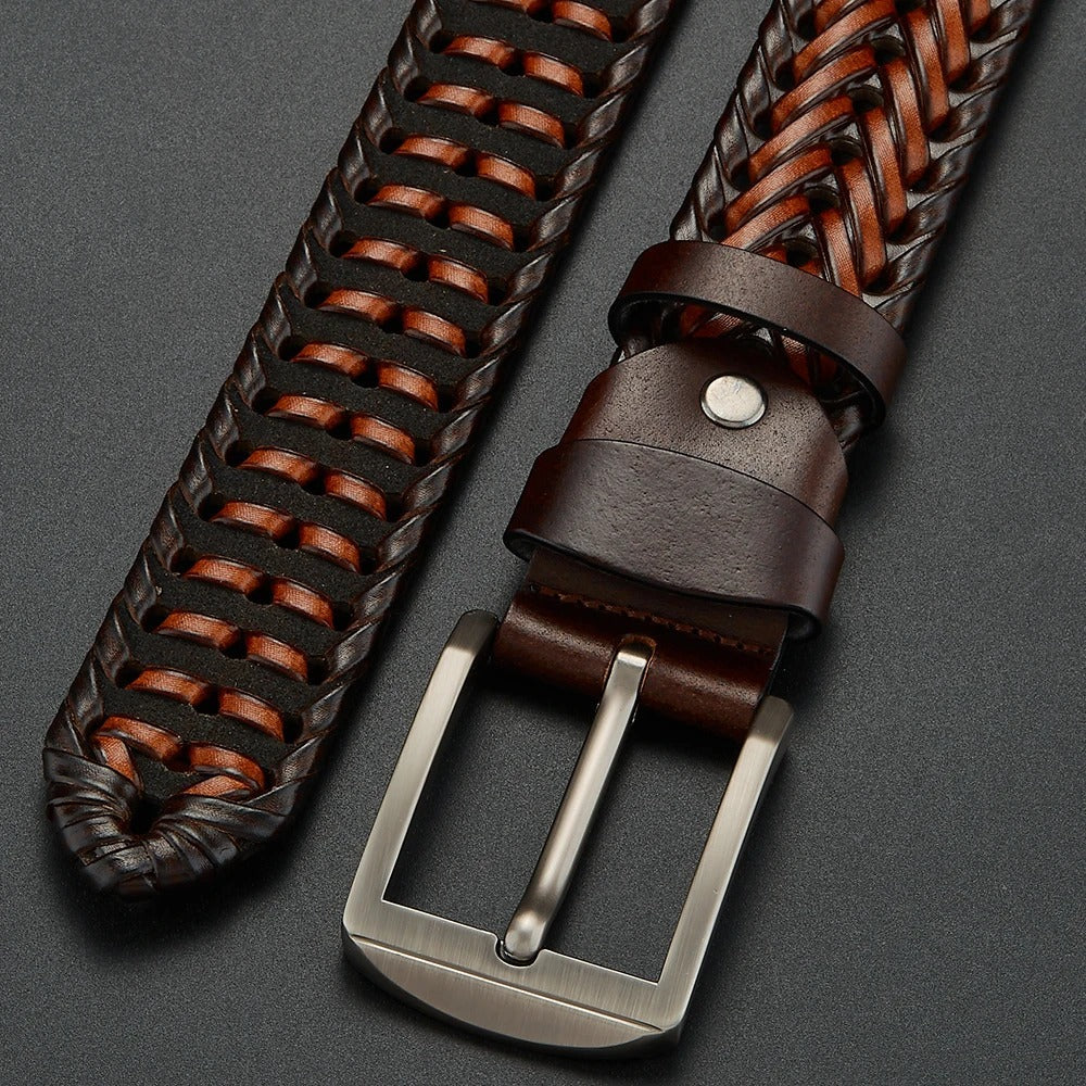 CALIANO — Braided Cowhide Belt