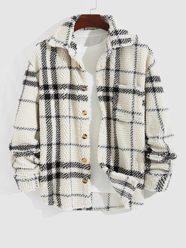 BARRINGTON — Plaid Fleece Jacket