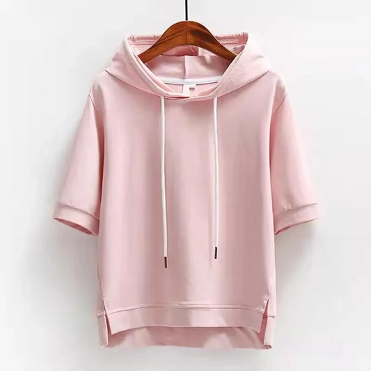 CALIAN — Short-Sleeve Hoodie