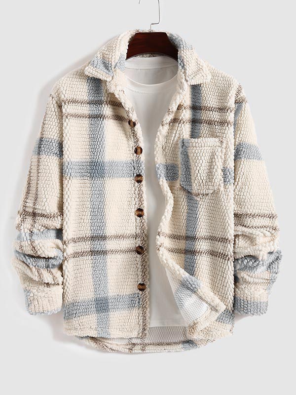 BARRINGTON — Plaid Fleece Jacket