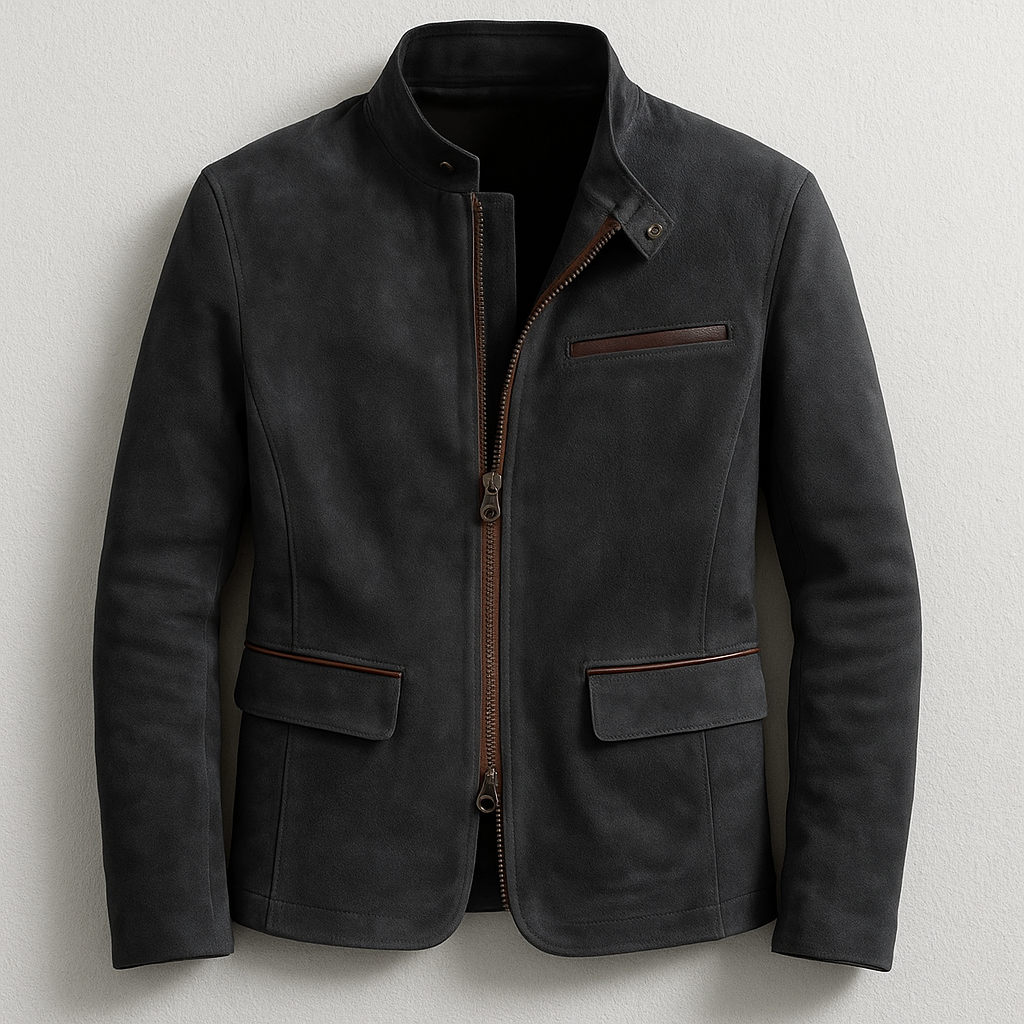 AMARANTH — Suede Field Jacket