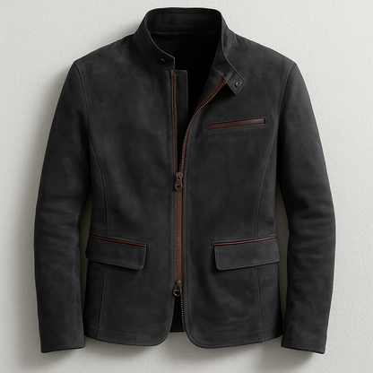 AMARANTH — Suede Field Jacket