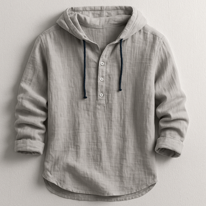 CALDERA — Linen Cotton Hoodie