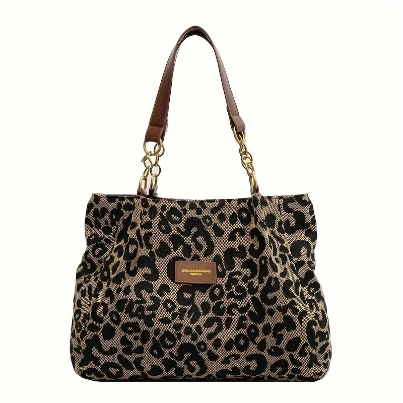 FELINE FINESSE — Leopard Charm Tote