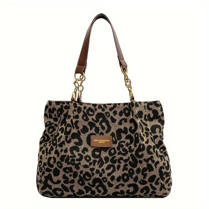 FELINE FINESSE — Leopard Charm Tote