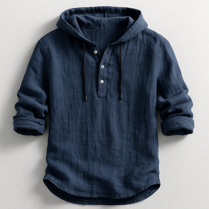CALDERA — Linen Cotton Hoodie