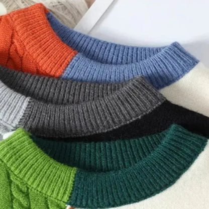 Apollo Patchwork Vanguard Sweater Artisio