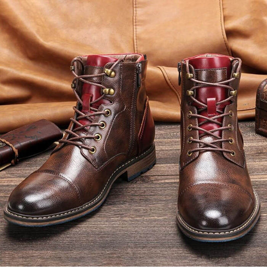 ARDENSO — Oxford Leather Boots