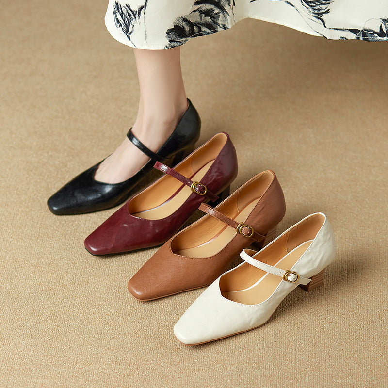 CALIANA — Refined Leather Heels