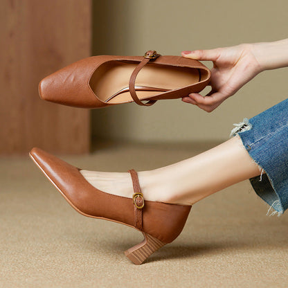 CALIANA — Refined Leather Heels