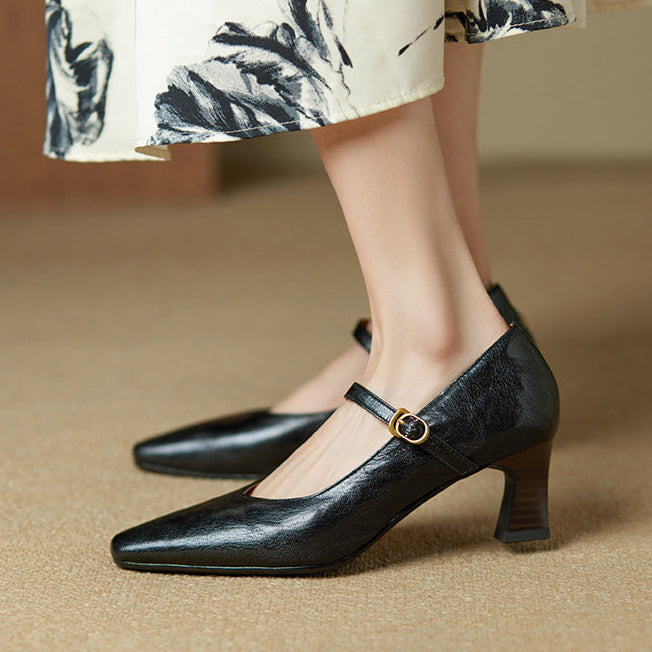CALIANA — Refined Leather Heels