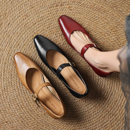 MARISOL — Genuine Leather Heels